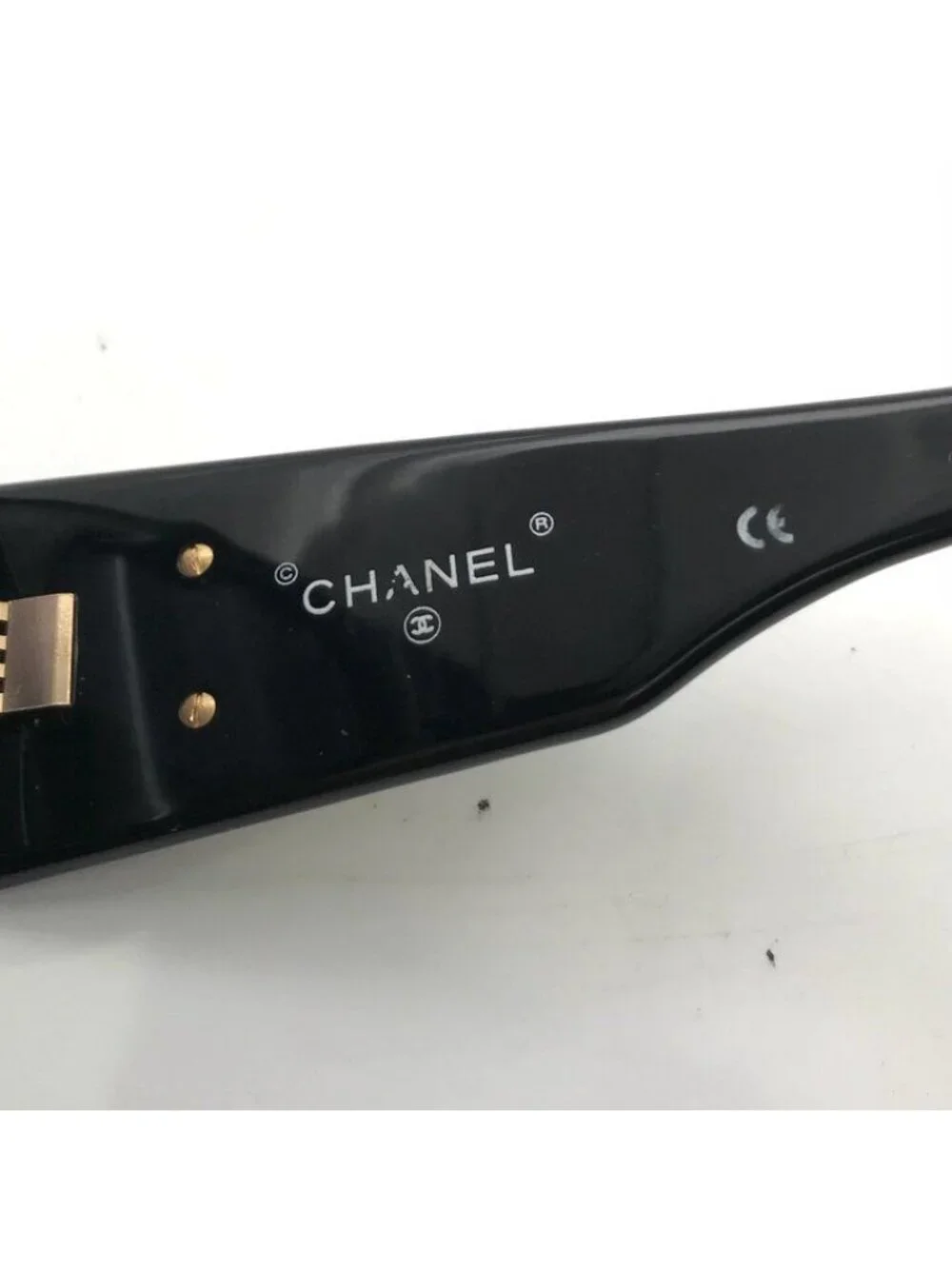 Chanel CC Logo Quilted Sunglasses Eyewear Black